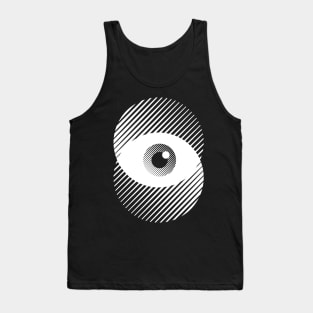 Op Art Eye Tank Top